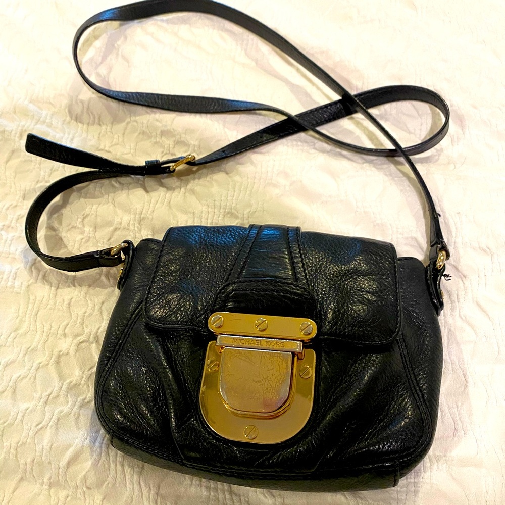 Michael Kors black crossbody bag